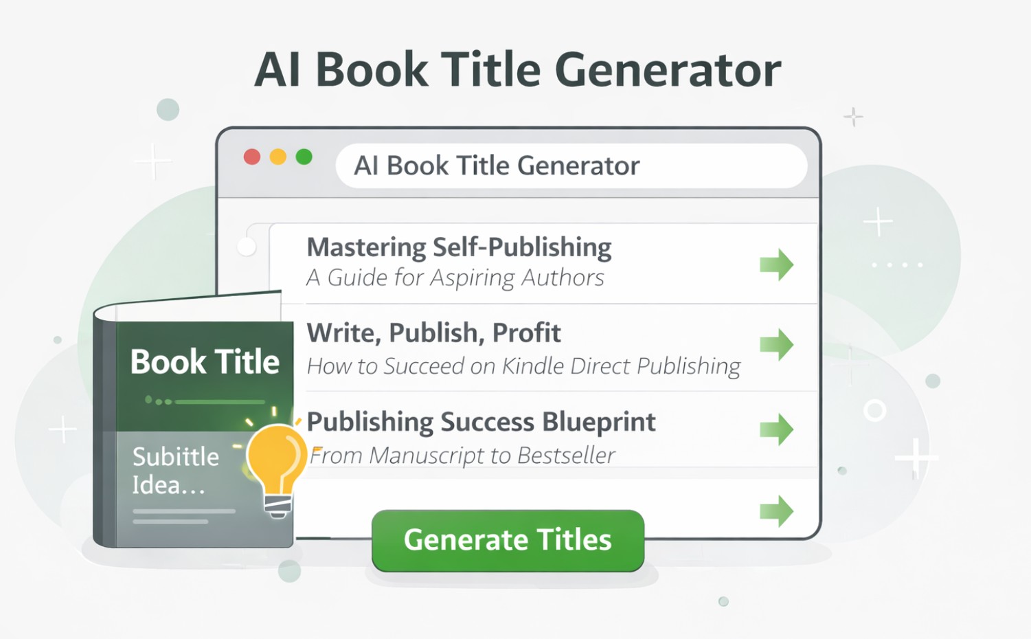 AI Book Title Generator for Amazon KDP